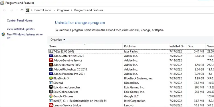 Keyboard Not Typing Letters? Here’s How to Fix it 22 uninstall-program