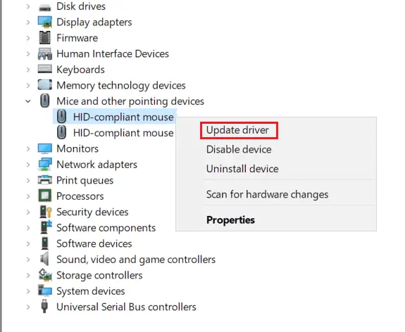 Mouse Keeps Disconnecting? 8 Proven Ways to Fix it 9 update-driver-mouse
