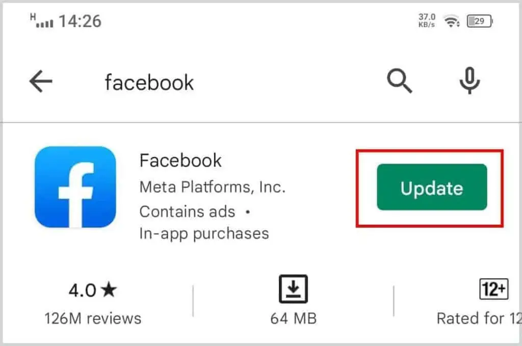 Facebook Dating Not Showing Up? Here’s How To Fix It 12 update-facebook-1024x679