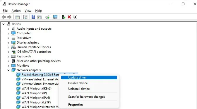 Ethernet Keeps Disconnecting ? Here's How to Fix it 57 update-network-adapter-in-control-panel