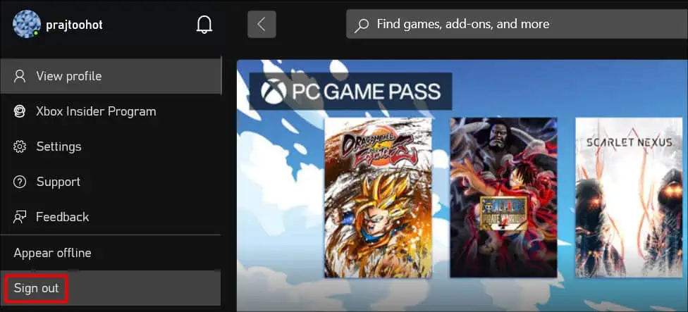 xbox-signout