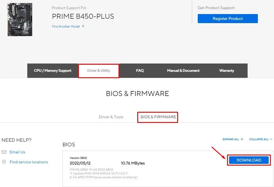 BIOS-download