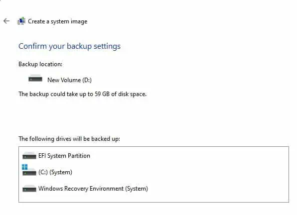 Windows Backup Not Working? Try These Fixes 12 Backup-system-Image