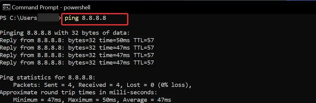 Ping-8.8.8.8
