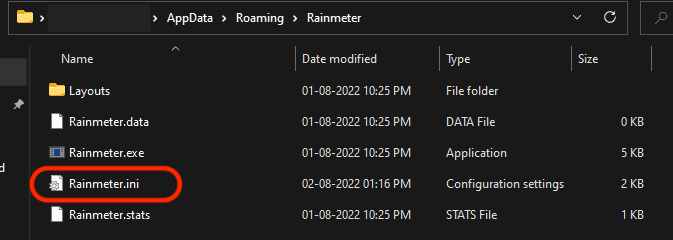 Rainmeter Weather Not Working? Here's How to Fix it 5 Rainmeter-ini-withFileLocation-1