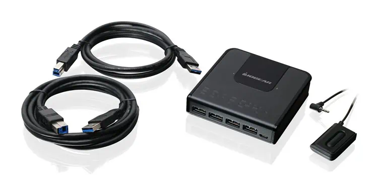How to Use Two Computers With One Monitor? 20 USB-Splitter