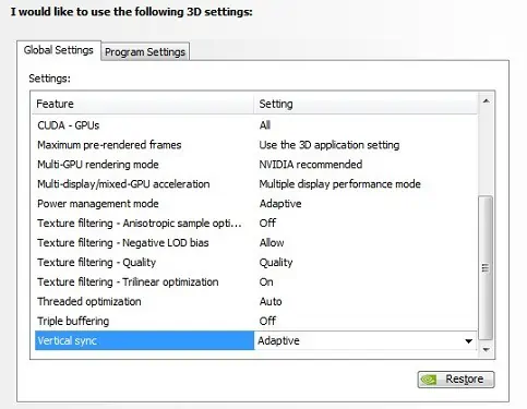 What is VSync? How to Turn It On or Off 20 adaptive-sync