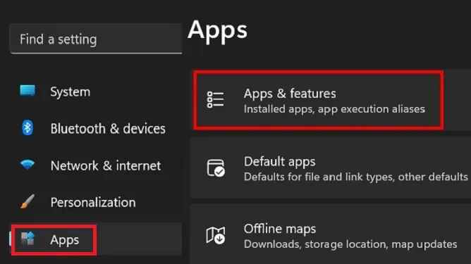 How to Reset Windows Security or Windows Defender - 4 Proven Ways 1 apps-and-features-in-windows-settings