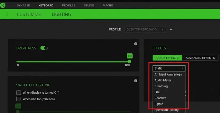 choose-quick-effects-in-razer-synapse