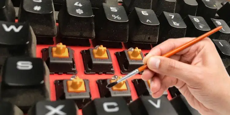Corsair Keyboard Not Working? Here's How to Solve It 44 clean-using-a-brush