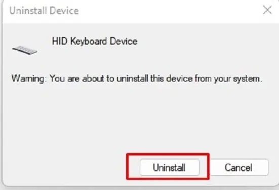 Corsair Keyboard Not Working? Here's How to Solve It 49 click-on-uninstall-button-keyboard