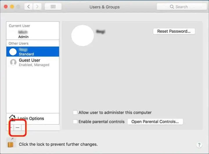 How to Delete Admin User on Mac (Step-By-Step Guide) 8 click-remove-button-1