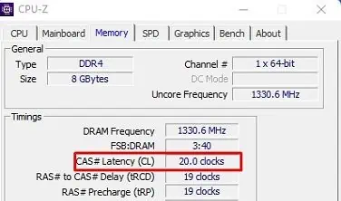 9 Things to Do After Installing a New RAM 21 cpu-z-cas-latency-e1661166837869