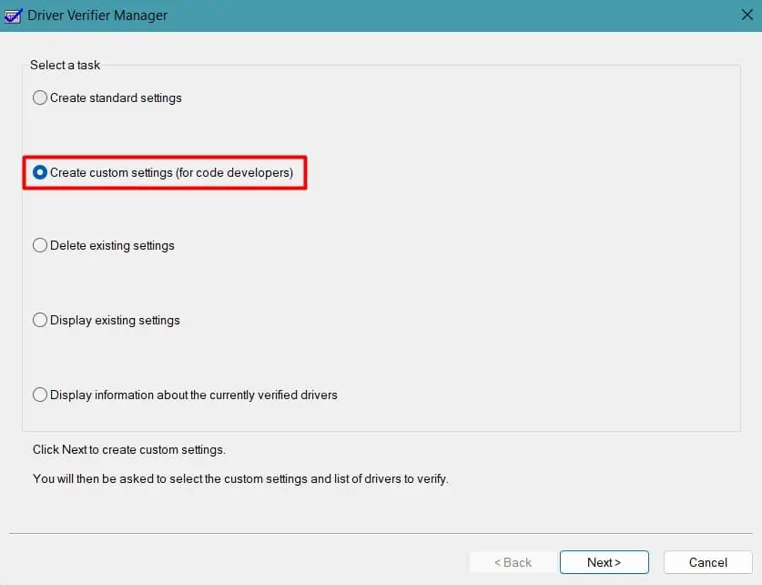 8 Ways to Fix Attempted_Write_to_Readonly_Memory BSOD Error 32 create-custom-settings