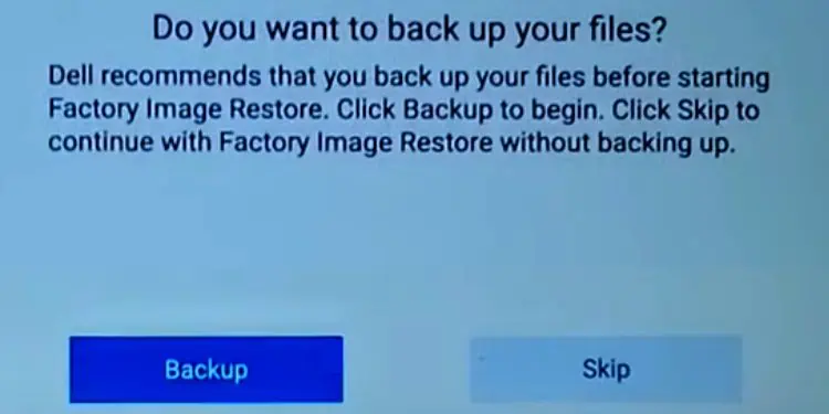dell-choose-backup-or-skip
