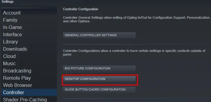 How to Use Controller as Mouse or Keyboard? 5 desktop-configuration