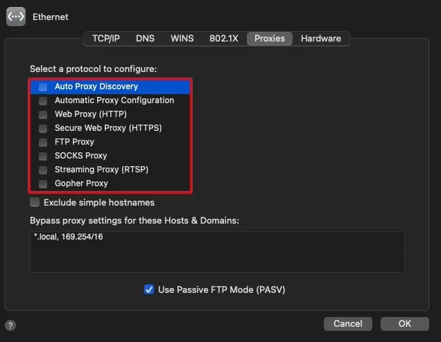 disable-proxy-safari