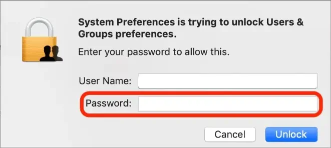 How to Delete Admin User on Mac (Step-By-Step Guide) 7 enter-password-to-delet-admin-account-on-mac