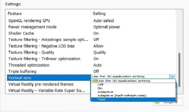 What is VSync? How to Turn It On or Off 21 fast-sync
