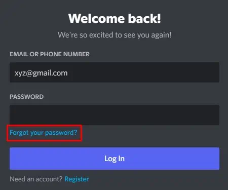 Discord Got Hacked? Here's What You Should Do 5 forgot-password-in-discord