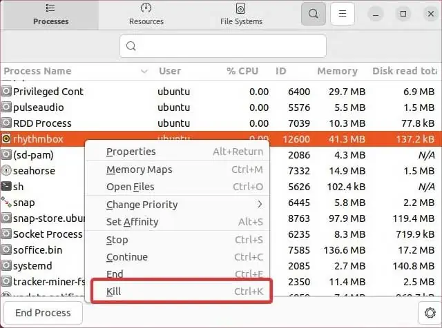 How to Force Quit an App on Linux 19 kill-app