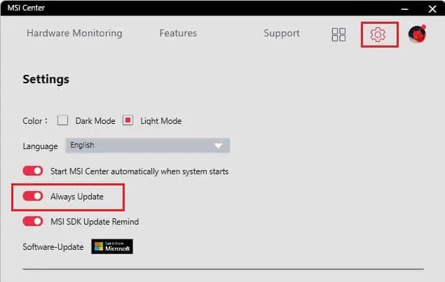 msi-center-always-update