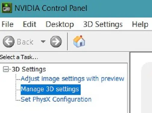 What is VSync? How to Turn It On or Off 12 nvidia-control-panel-manage-3d-settings