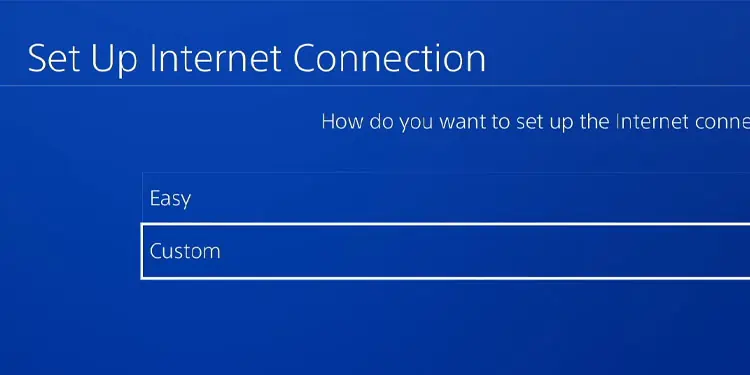 Fortnite Mic Not Working? Here are 9 Ways to Fix It 133 ps4-custom-internet-connection