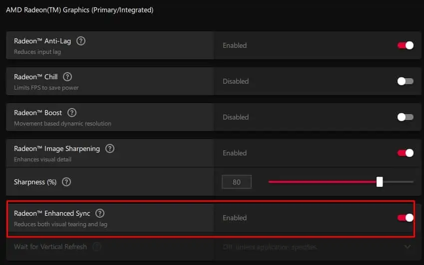 What is VSync? How to Turn It On or Off 22 radeon-enhanced-sync