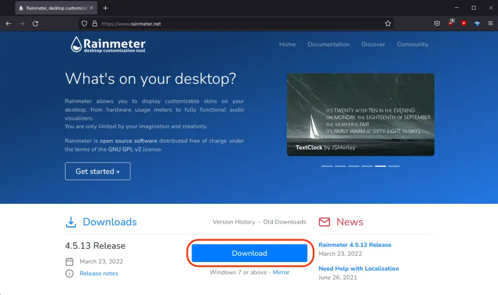 Rainmeter Weather Not Working? Here's How to Fix it 8 rainmeter-website-1024x608