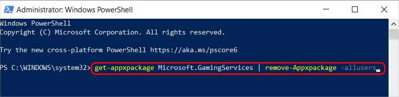 reinstall-microsoft-gaming-service
