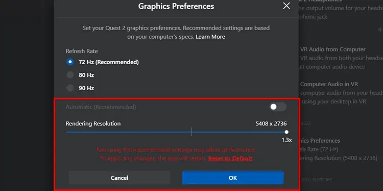Oculus Air Link Not Working? Here’s How to Fix It? 17 resolution