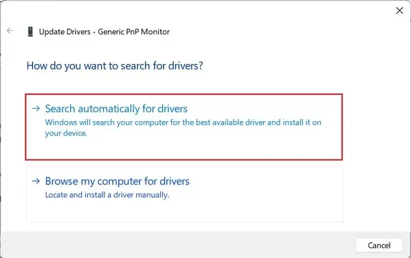 search-automatically-for-monitor-drivers