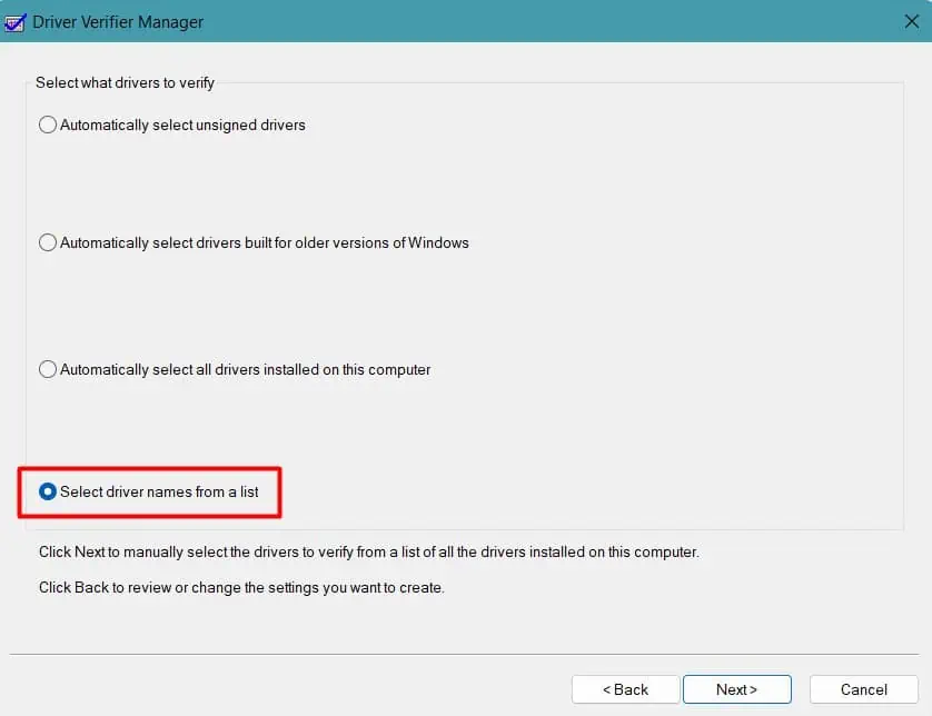 8 Ways to Fix Attempted_Write_to_Readonly_Memory BSOD Error 34 select-driver-names-from-a-list