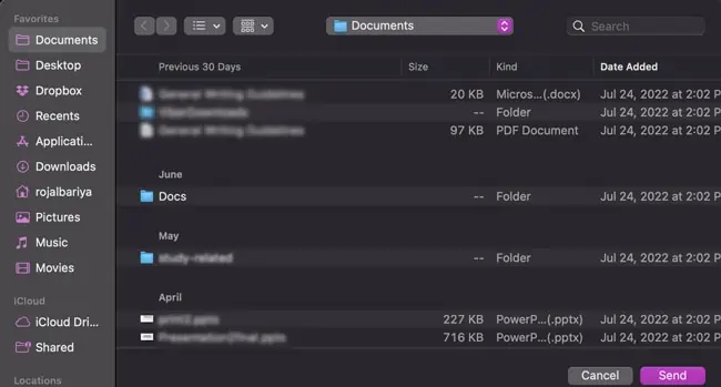 send-files-via-bluetooth-mac