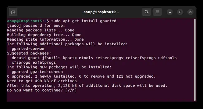 How to Increase VirtualBox Disk Size 13 sudo-apt-get-install-gparted