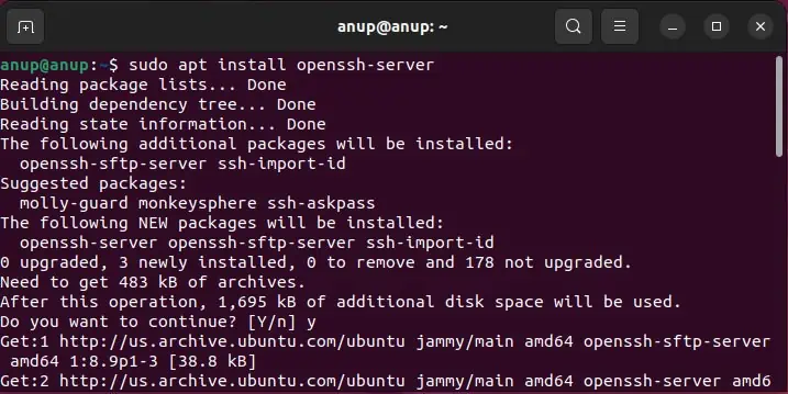 How To Fix Port 22: Connection Refused Error 6 sudo-apt-install-openssh-server