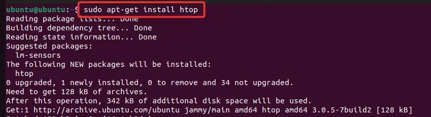 How to Force Quit an App on Linux 30 sudo-install-apt-htop