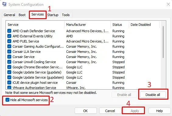 system-configuration-hide-all-microsoft-services