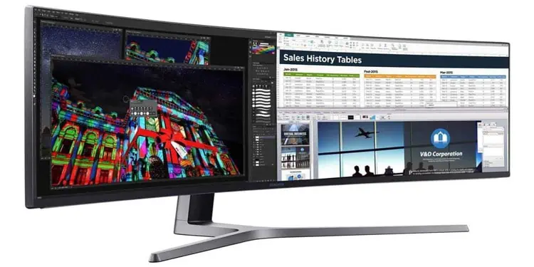 How to Use Two Computers With One Monitor? 15 ultra-wide-monitor-multiple-screen