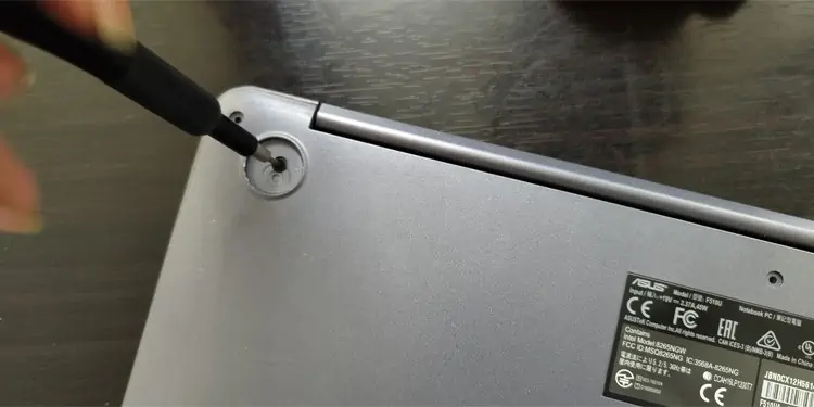 unscrew-back-panel