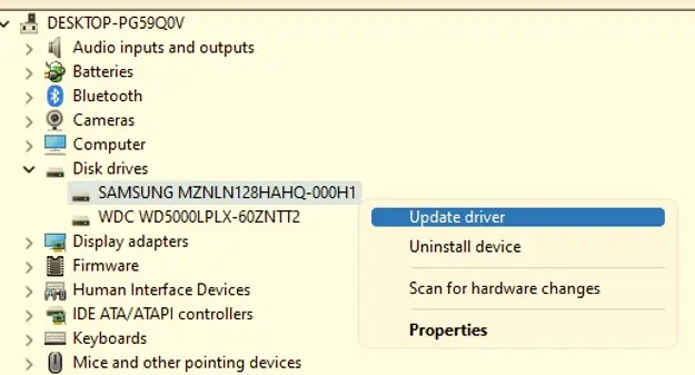 How to Fix a Hard Drive Failure? 17 update-all-disk-drives