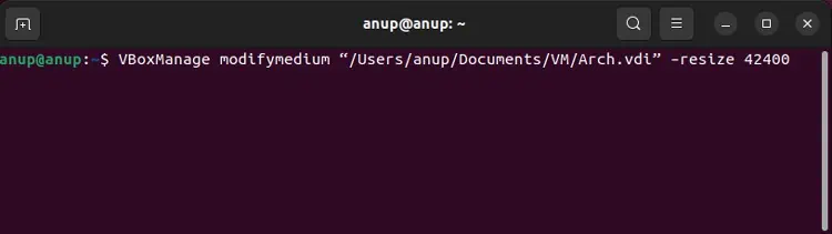 How to Increase VirtualBox Disk Size 8 vboxmanage-modifymedium