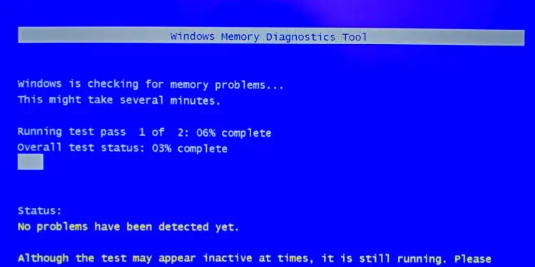 9 Things to Do After Installing a New RAM 19 windows-memory-diagnostics-tool-running