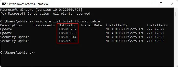 How to Stop Windows Update Crashing Computer 12 wmic-qfe-list-brief-format-table