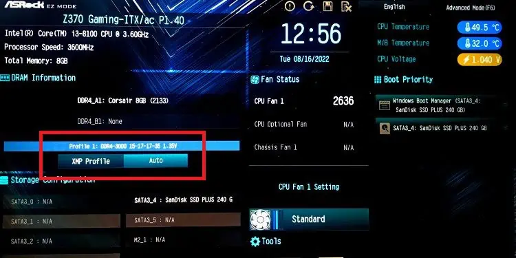 9 Things to Do After Installing a New RAM 22 xmp-set-to-auto