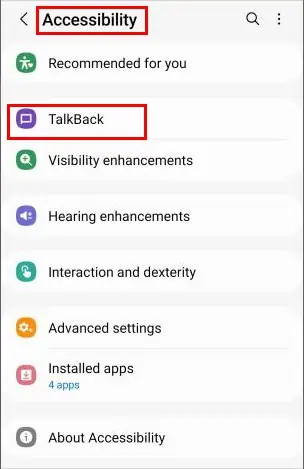 Why Is My Phone Talking to Me? 4 Ways to Fix 1 Accessibility-talkback