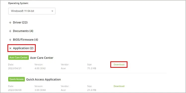 Acer-Site-Acer-Care-Center-Download