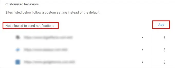 How to Stop McAfee Pop-Ups on Chrome 11 Add-sites-to-block-list-Chrome