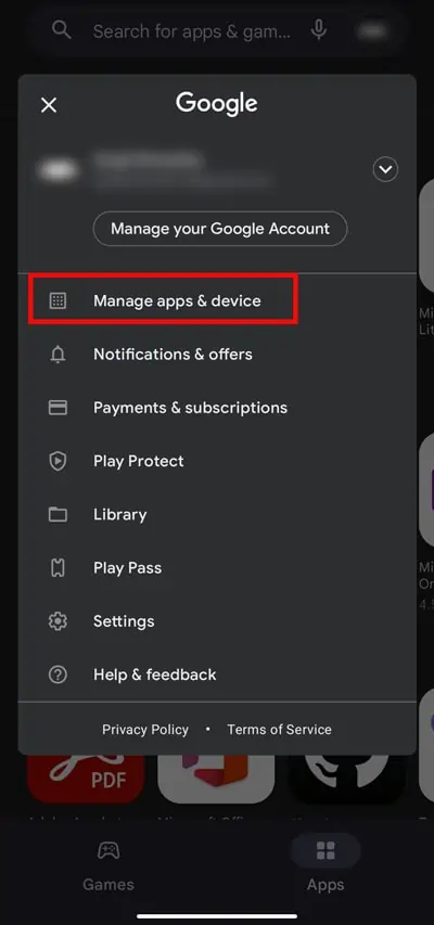 How to See Recently Deleted Apps? 17 Click-on-Manage-apps-and-devices
